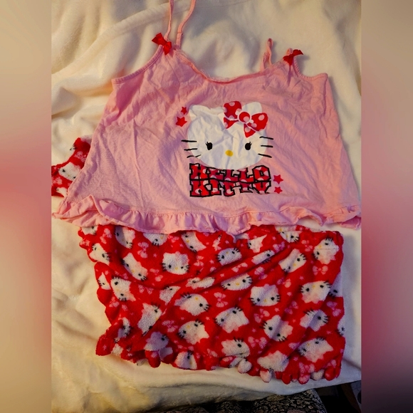 Hello Kitty Intimates & Sleepwear Hello Kitty Pajama Set Poshmark
